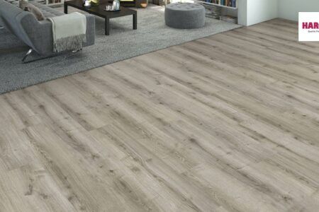 541514 HARO Laminatboden Gran Via 4 V Eiche Eleganza antikgrau authentic QV